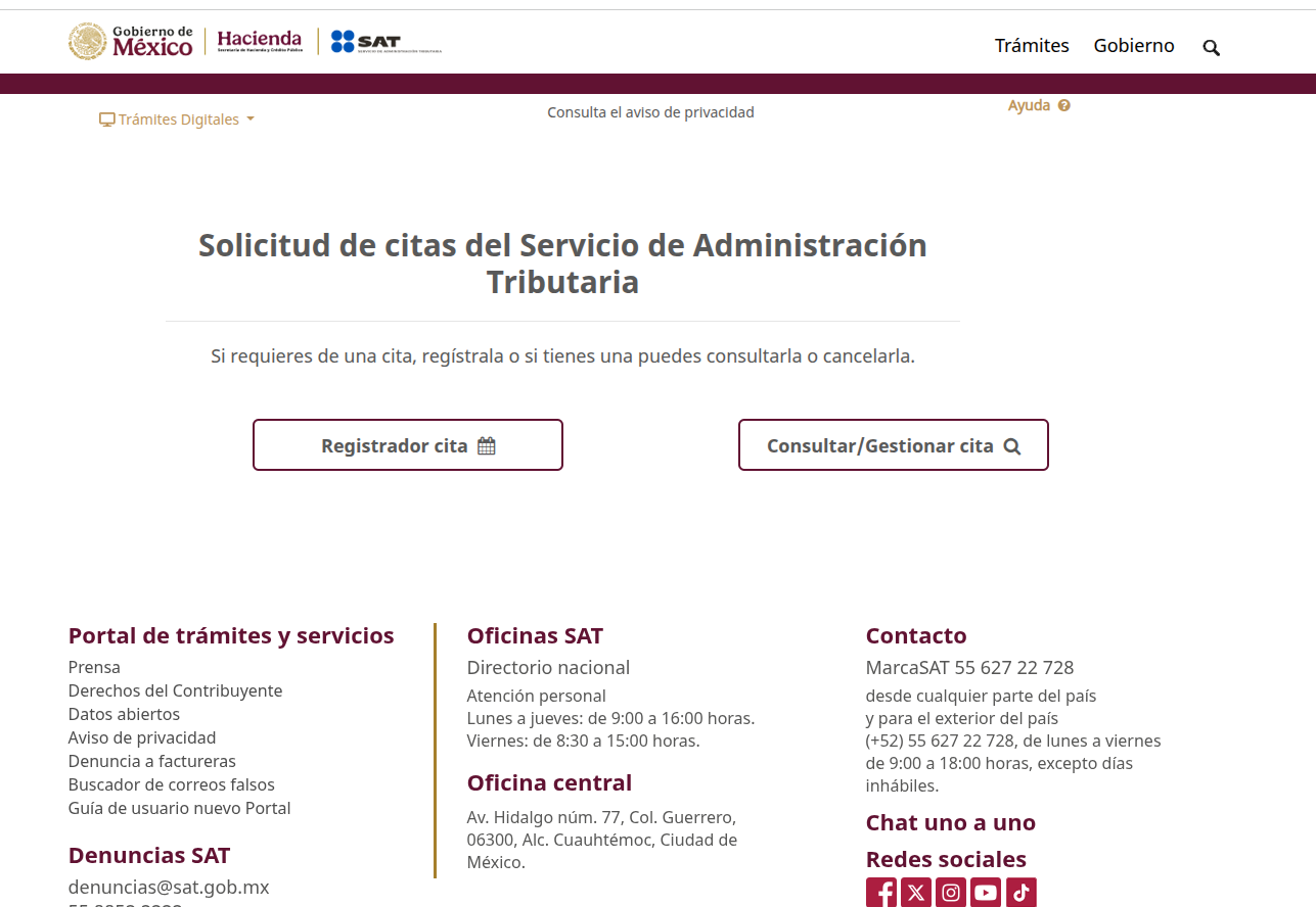 Imagen de referencia para cita SAT